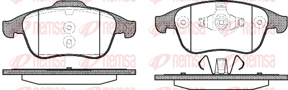 Brake Pad Set, disc brake (1350.00)