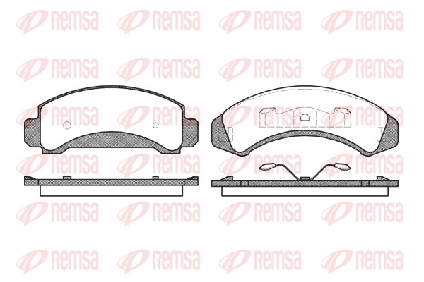 Brake Pad Set, disc brake (0523.00)