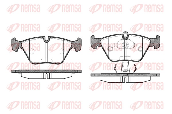 Brake Pad Set, disc brake (0270.15)