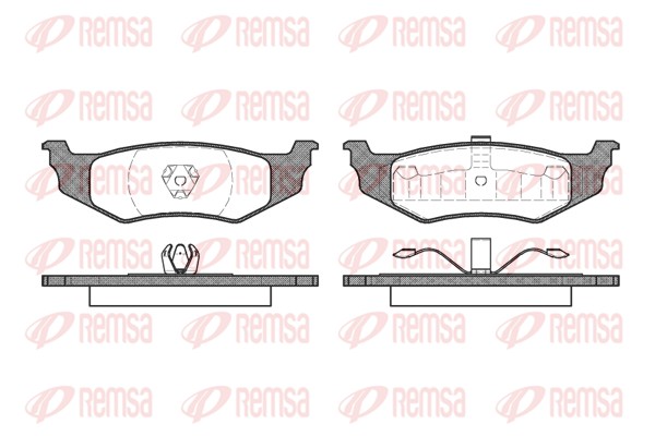 Brake Pad Set, disc brake (0482.30)