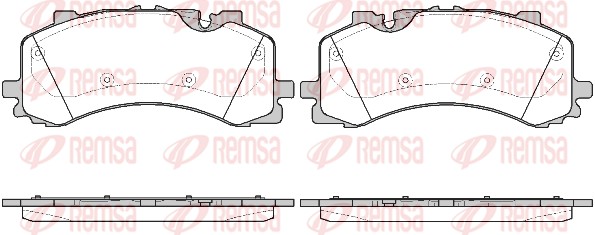 Brake Pad Set, disc brake (1744.00)