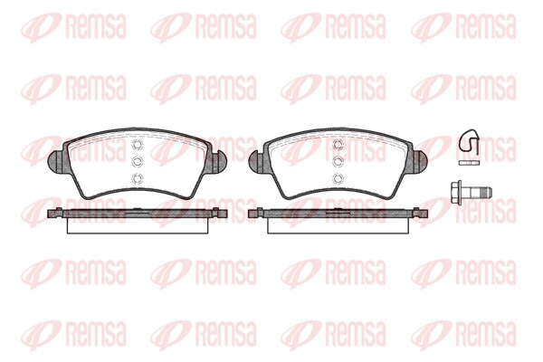 Brake Pad Set, disc brake (0726.10)