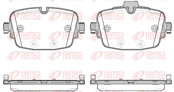 Brake Pad Set, disc brake (1739.00)