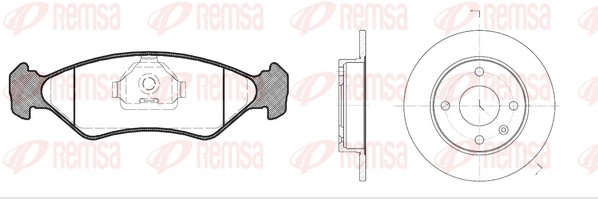 Brake Kit, disc brake (8285.00)