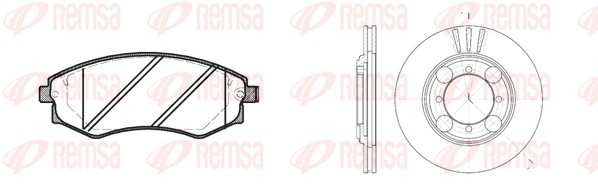Brake Kit, disc brake (8318.01)