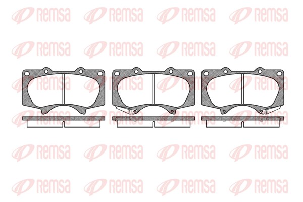 Brake Pad Set, disc brake (0988.00)