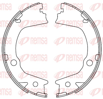 Brake Shoe, parking brake (4602.00)