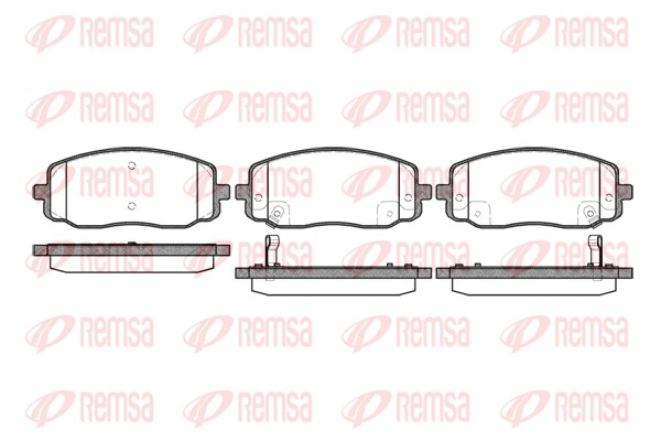 Brake Pad Set, disc brake (1133.02)