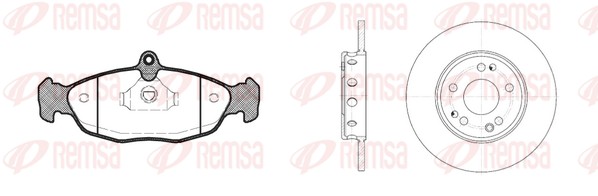 Brake Kit, disc brake (8393.01)