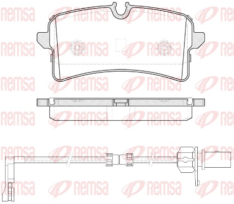 Brake Pad Set, disc brake (1505.12)