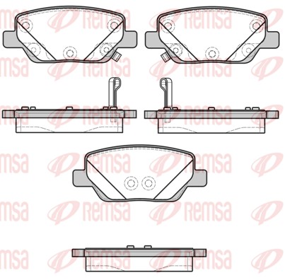 Brake Pad Set, disc brake (1700.02)