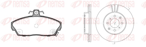 Brake Kit, disc brake (8337.01)