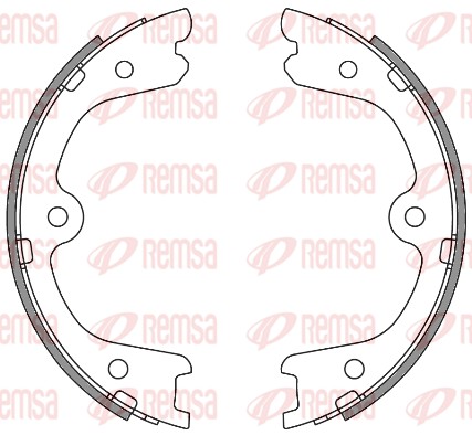 Brake Shoe, parking brake (4264.00)