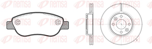 Brake Kit, disc brake (81069.00)