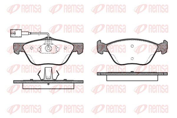 Brake Pad Set, disc brake (0589.42)