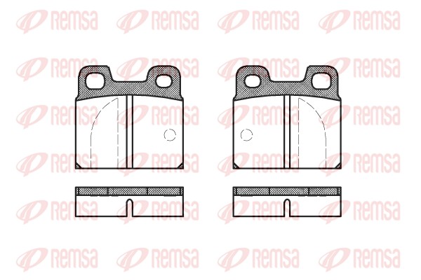Brake Pad Set, disc brake (0005.00)