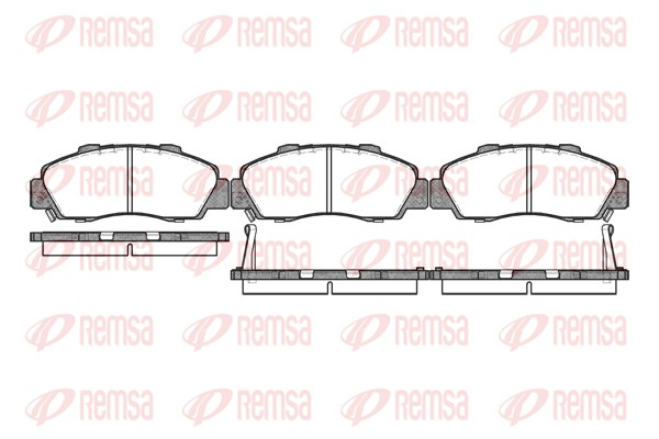 Brake Pad Set, disc brake (0351.02)
