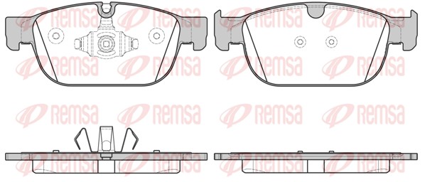 Brake Pad Set, disc brake (1696.00)