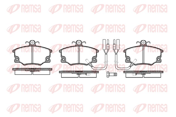 Brake Pad Set, disc brake (0146.22)
