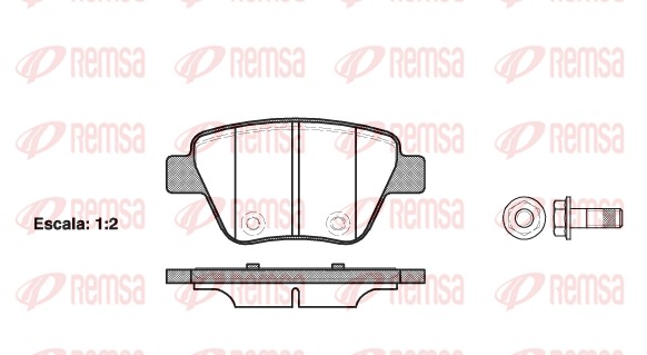 Brake Pad Set, disc brake (1420.00)