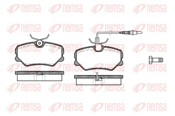 Brake Pad Set, disc brake (0262.02)