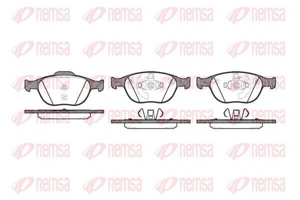 Brake Pad Set, disc brake (0984.00)