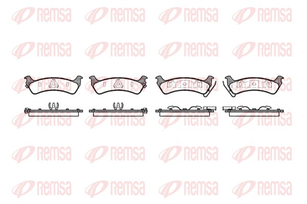 Brake Pad Set, disc brake (0629.02)