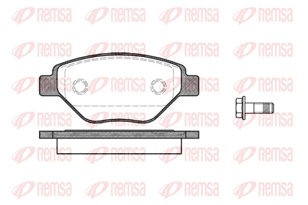 Brake Pad Set, disc brake (0977.00)