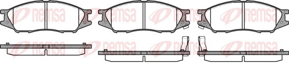 Brake Pad Set, disc brake (1123.02)
