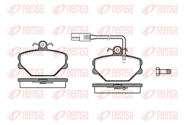 Brake Pad Set, disc brake (0264.12)