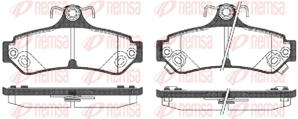 Brake Pad Set, disc brake (1285.12)