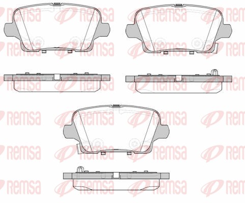 Brake Pad Set, disc brake (1821.02)