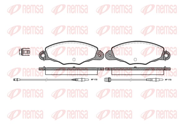 Brake Pad Set, disc brake (0659.04)