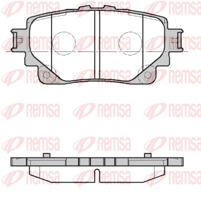 Brake Pad Set, disc brake (1872.00)