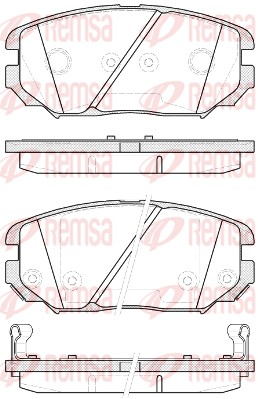 Brake Pad Set, disc brake (1204.12)