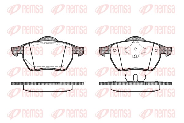 Brake Pad Set, disc brake (0390.00)