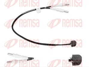 Warning Contact, brake pad wear (001082)