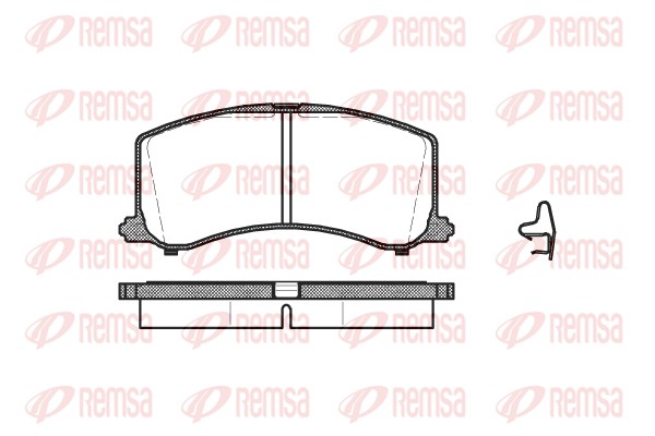 Brake Pad Set, disc brake (0595.02)