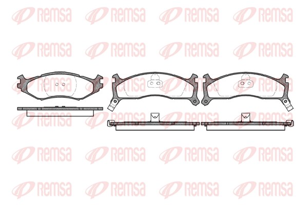 Brake Pad Set, disc brake (0484.02)