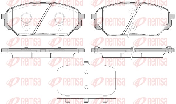 Brake Pad Set, disc brake (1322.12)