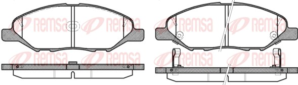 Brake Pad Set, disc brake (1293.02)