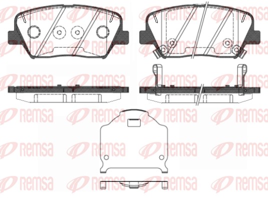Brake Pad Set, disc brake (1412.02)
