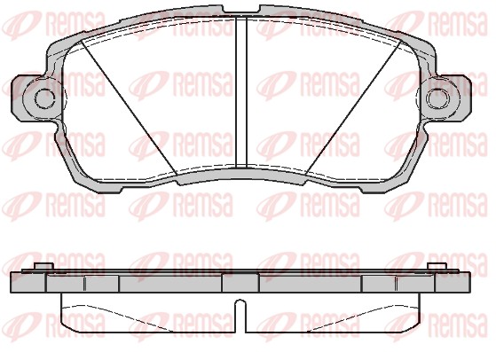 Brake Pad Set, disc brake (1728.00)