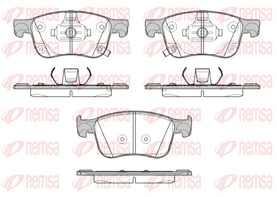 Brake Pad Set, disc brake (1808.12)