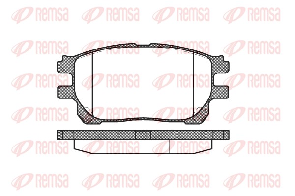Brake Pad Set, disc brake (1143.00)