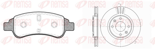 Brake Kit, disc brake (8840.02)