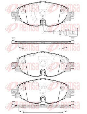 Brake Pad Set, disc brake (1515.01)