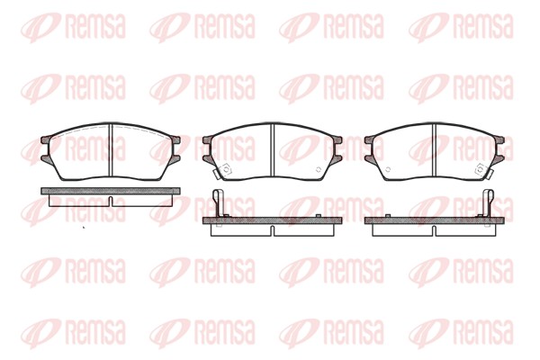 Brake Pad Set, disc brake (0243.02)