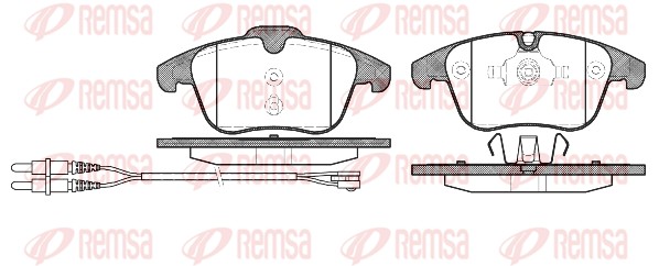Brake Pad Set, disc brake (1249.01)