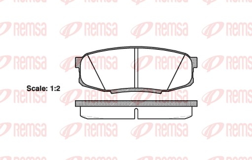 Brake Pad Set, disc brake (1272.00)